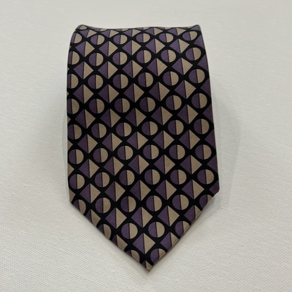 Aquascutum of London Men's 100% Silk Classic Tie - Picture 7 of 8